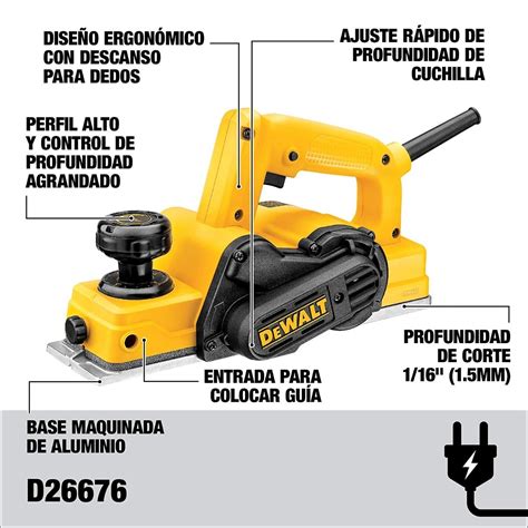 Cepillo Electrico Para Madera Dewalt Dw B Mercado Libre