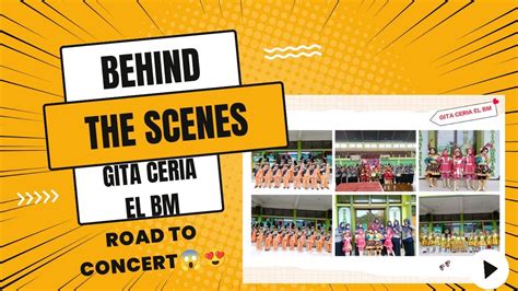 Dibalik Layar Sebelum Live Konser Drum Marching Band Gita Ceria El BM