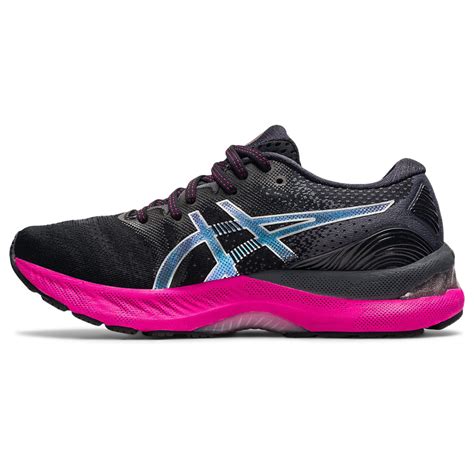 Asics Womens Gel Nimbus 23 Blackpure Silver Running Bath