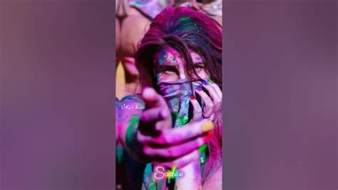 Balam Pichkari Jo Tune Mujhe Mari 💙🖤💜💙💚💛🧡happy Holi Status Song 😍