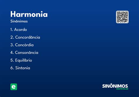 Qual O Significado Da Palavra Harmonia - Harmonia - Significado e Sinônimo - escreva.ai