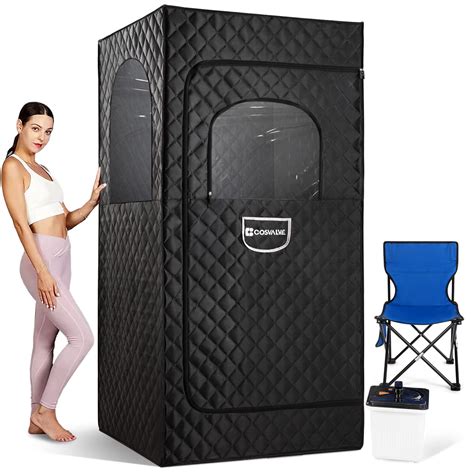 Cosvalve Full Size Portable Steam Sauna Kit Personal Sauna Tent For