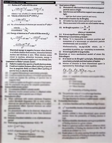 SOLUTION Chemistry Chapter 2 Class XI Notes And Practice Questions