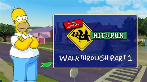 The Simpsons Hit And Run Walkthrough Part Youtube