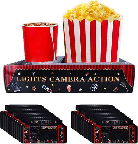 Hpx Movie Night Popcorn Snack Tray Movie Theater Snack