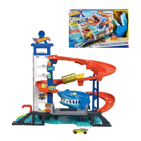 HOT WHEELS CITY ATAQUE EN LA CIUDAD TIBURON Jugueterías Ansaldo