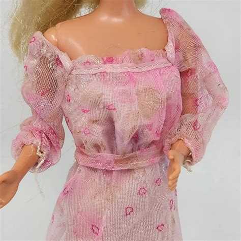 Vintage 1978 Mattel Kissing Barbie Doll 2597 Tlc Needs Work Ebay