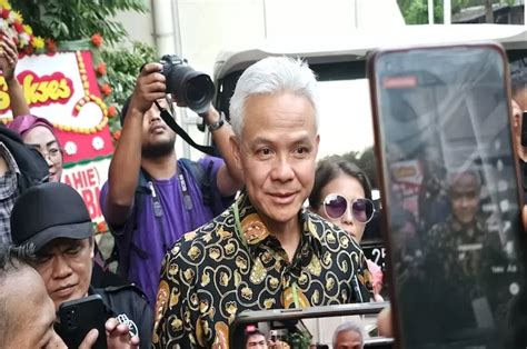 Ganjar Serahkan Ke Pdip Terkait Gubernur Penerusnya Di Jawa Tengah