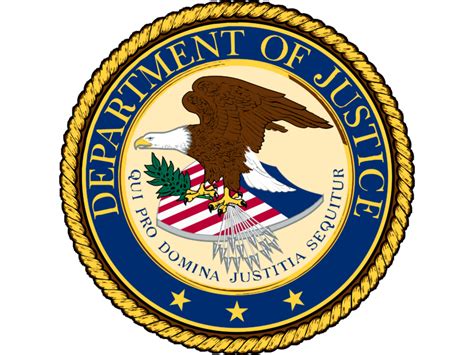 US Department Of Justice Logo PNG Transparent SVG Vector Freebie Supply