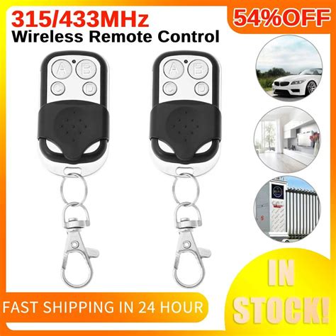 Mhz Remote Control Buttons Garage Gate Door Opener Remote