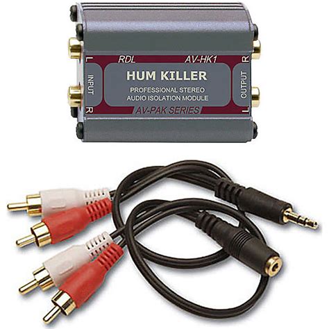 Rdl Av Hk Hum Killer Audio Isolation Transformer Reverb