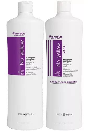 Fanola No Yellow Shampoo Y Mascarilla 1000 Ml C U