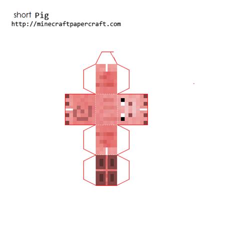 Pig Pack (Mini) - Pixel Papercraft