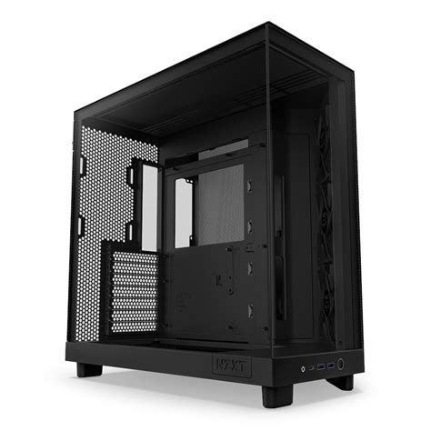 Nzxt H Flow Matte Black Compact Dual Chamber Mid Tower Atx Case