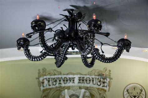 Skull Decor Chandelier Made Of Bones And Skulls 12 Tibia 12 Skull 168