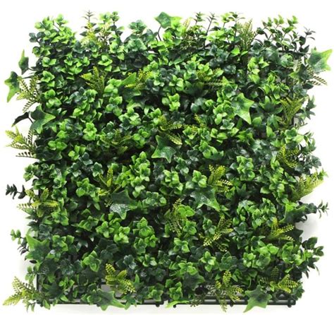 Mur végétal artificiel Suzana 50 cm x 50 cm Cdiscount Jardin