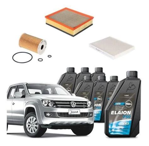 Kit Troca De Leo E Filtro Vw Amarok Tdi