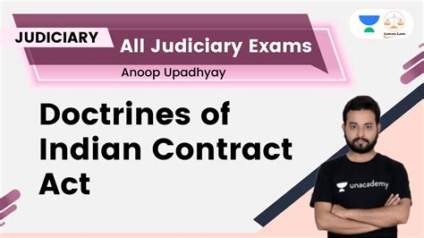 Doctrines Of Indian Contract Act All Judiciary Exams Linking Laws