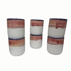 Buy Craftghar Ceramic Kulhad Set Of Cups Handmade Kullad Tea Set