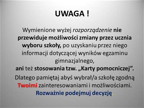 Zasady Rekrutacji Do Szko Y Ponadgimnazjlnej Zasady Rekrutacji Do