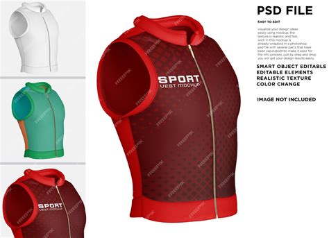 Premium PSD | Vest mockup