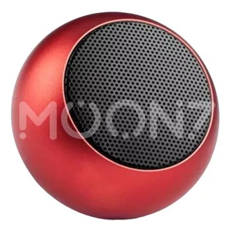 Minialtavoz Tws H Maston Altavoz Bluetooth De Metal W Color Rojo