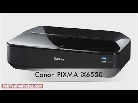 Canon PIXMA IX6550 Instructional Video YouTube