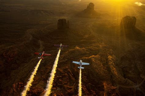 Red Bull Air Race Pilot Lands On Vegas Strip