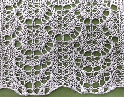 Wren A Lace Knitting Stitch Pattern String Geekery