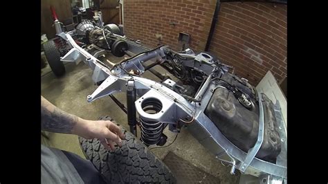 Land Rover Discovery Galvanised Rolling Chassis Youtube