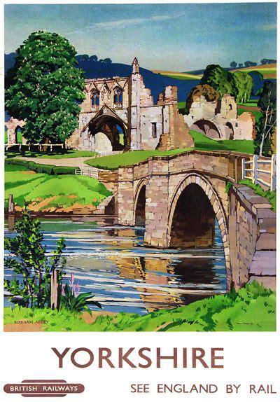 Vintage Yorkshire Ideas Railway Posters Yorkshire Travel Posters