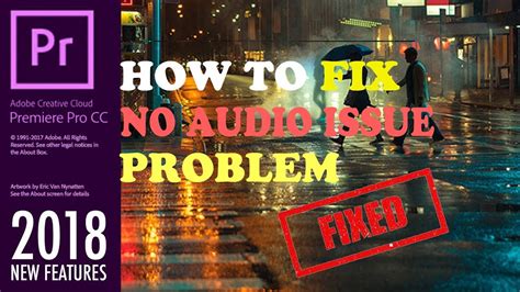 How To Fix No Audio Issue Problem Problem Adobe Premiere Pro Youtube
