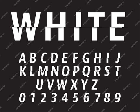 Premium Vector | Cut alphabet font template. Letters and numbers cutting design.