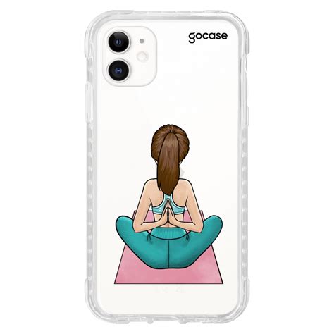 Capa Capinha Gocase Anti Impacto Slim Para Para Iphone Garota Yoga