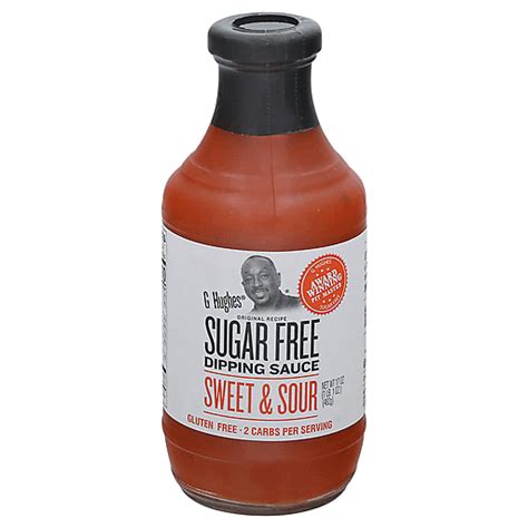 G Hughes Dipping Sauce Sweet And Sour Sugar Free 17 Oz Buehlers