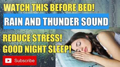 Epic Thunder And Rain Rainstorm Sound For Relaxing Night Deep Sleep