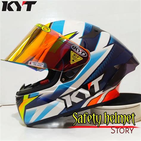 Jual Helm Full Face Kyt Tt Course Original Jaume Masia Winter Paket