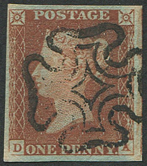 D Pl Da Vfu Four Fine Huge Margins Neat Bl Embassy Philatelists