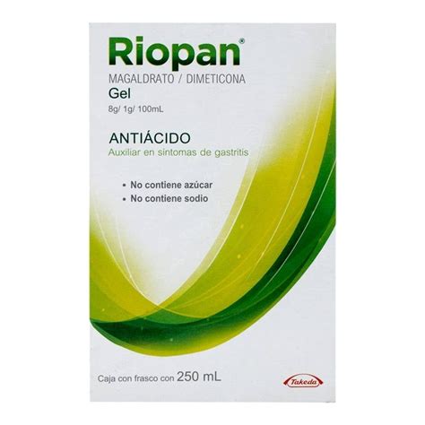 Anti Cido Riopan Magaldrato G Dimeticona G Frasco De Ml En