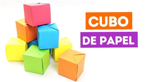 C Mo Hacer Un Cubo De Papel En Origami Manualidades Play