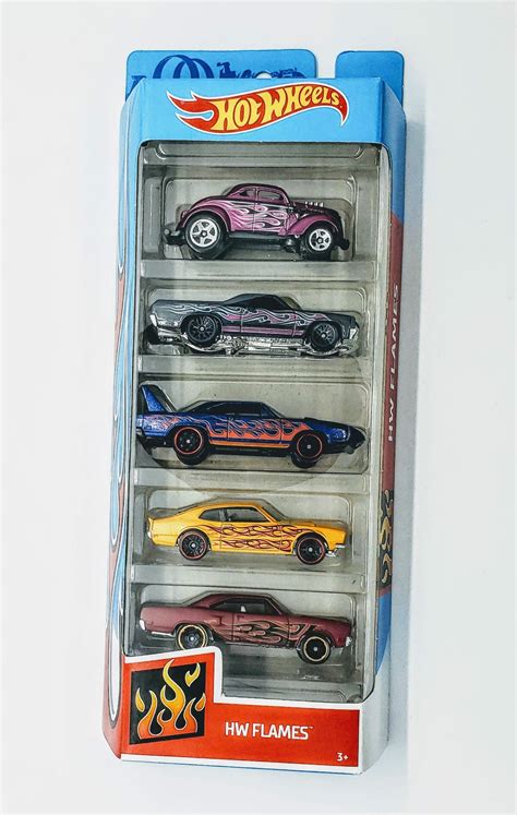 Hot Wheels 2020 HW Flames 5 Pack GHP60 At JTC Collectibles Hot Wheels