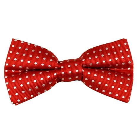 Red White Polka Dot Men S Bow Tie From Ties Planet UK