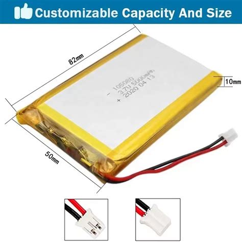 3 7V 850mAh Rechargeable Lithium Ion Lipo Battery With CB Kc