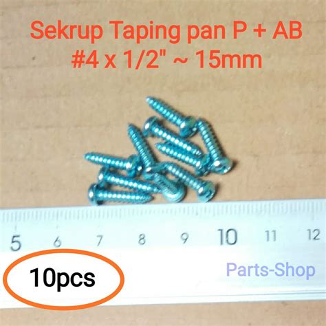 Jual Pcs X Sekrup Taping Pan P Ab Tapping Screw X