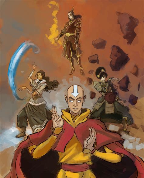 Fanart Avatar The Last Airbender By Coreycomic On