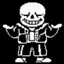 Sans Shrug Pose In Undertale GIF | GIFDB.com