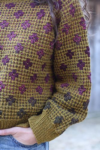 Ravelry Pressed Flowers Pullover Pattern By Amy Christoffers