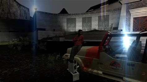 Jurassic park map for gmod - westecno