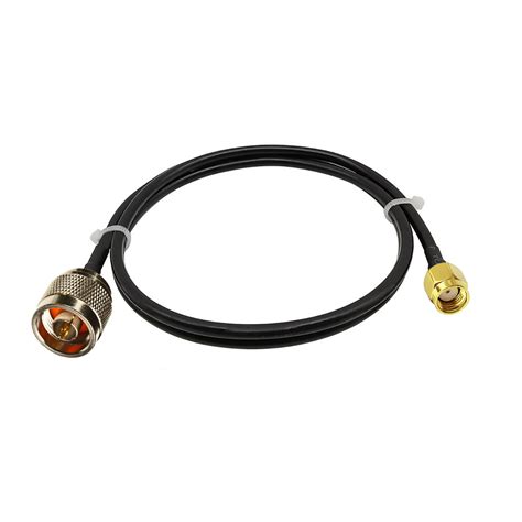 Cabo Extensor 1 Metro Rgc58 Conector N Macho Rp Sma Macho Pacshop