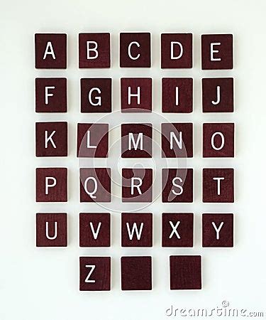 Wooden Alphabet With Blank Tiles Stock Photography | CartoonDealer.com #50652692